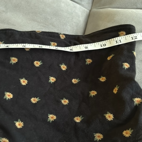 Hollister Reversible Floral Black Women's Tube Top size small - Picture 2 of 4